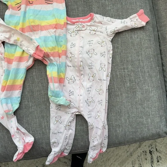 3 month baby footed sleeper pajama bundle - Picture 2 of 13